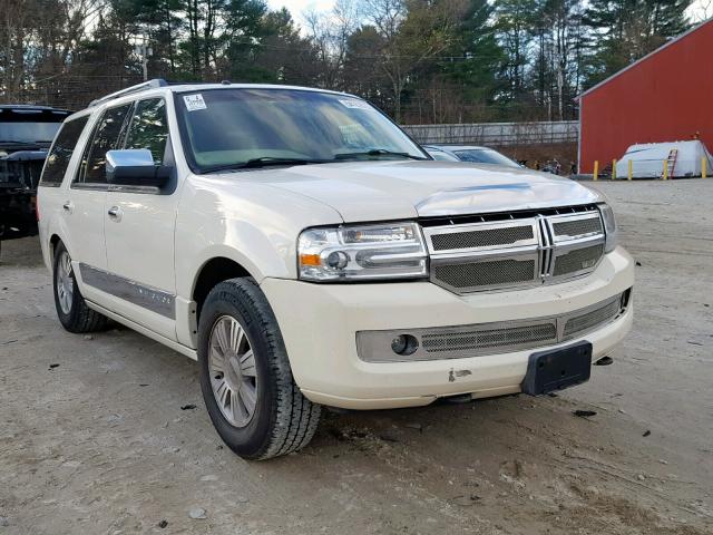 5LMFU28558LJ18414 - 2008 LINCOLN NAVIGATOR WHITE photo 1