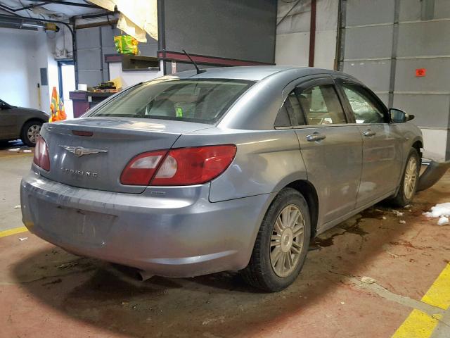 1C3LC56R48N235334 - 2008 CHRYSLER SEBRING TO BLUE photo 4