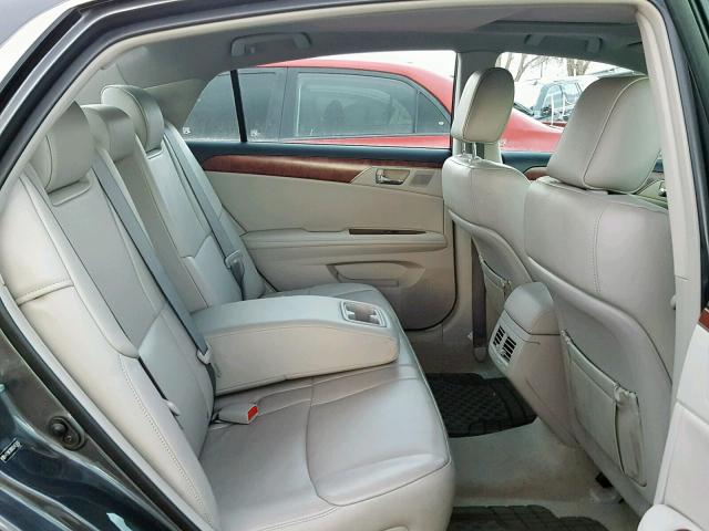 4T1BK3DB0CU453690 - 2012 TOYOTA AVALON BAS CHARCOAL photo 6