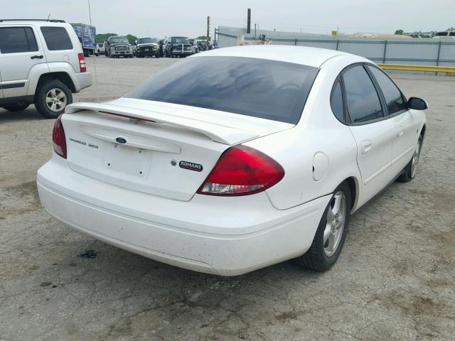 1FAFP55S64G112334 - 2004 FORD TAURUS SES WHITE photo 4