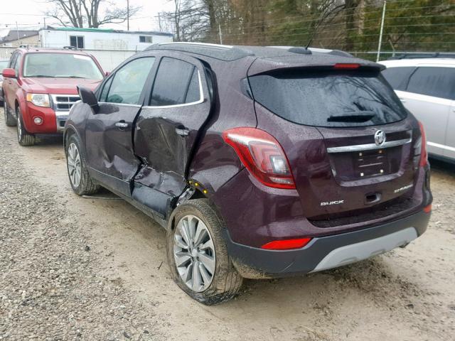 KL4CJASB6JB540824 - 2018 BUICK ENCORE PRE MAROON photo 3