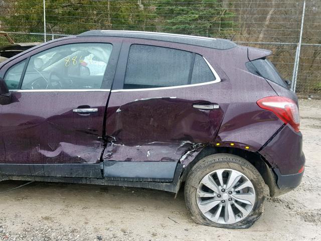 KL4CJASB6JB540824 - 2018 BUICK ENCORE PRE MAROON photo 9