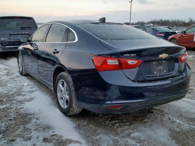 1G1ZB5STXGF287305 - 2016 CHEVROLET MALIBU LS BLUE photo 3