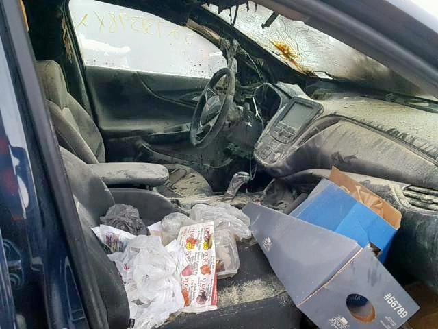 1G1ZB5STXGF287305 - 2016 CHEVROLET MALIBU LS BLUE photo 5