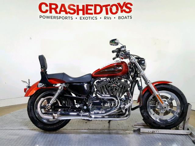 1HD1CT31XDC447598 - 2013 HARLEY-DAVIDSON XL1200 C ORANGE photo 1