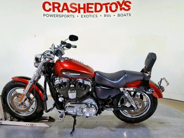 1HD1CT31XDC447598 - 2013 HARLEY-DAVIDSON XL1200 C ORANGE photo 5