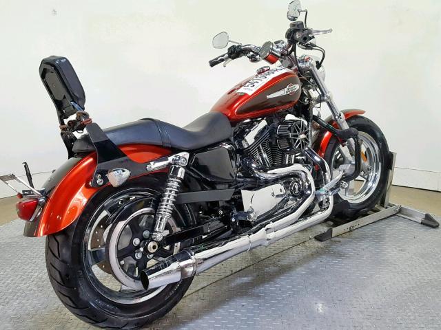 1HD1CT31XDC447598 - 2013 HARLEY-DAVIDSON XL1200 C ORANGE photo 8