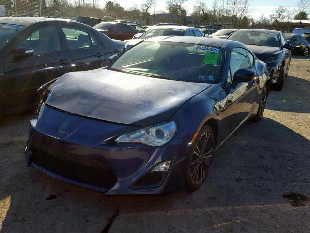 JF1ZNAA13D1730271 - 2013 TOYOTA SCION FR-S BLUE photo 2