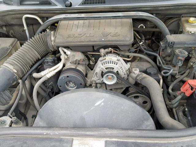 1J8HG48K27C598752 - 2007 JEEP COMMANDER SILVER photo 7