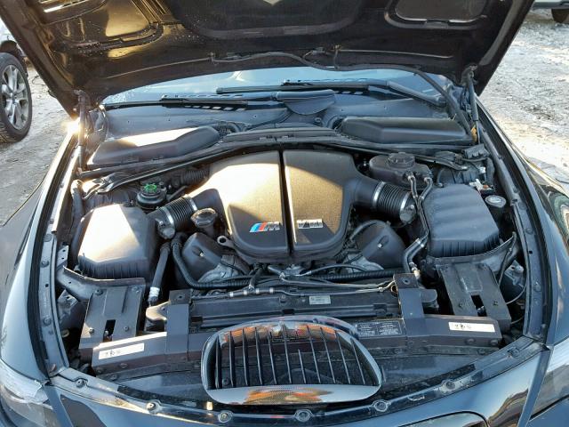 WBSEH93587B798376 - 2007 BMW M6 BLACK photo 7
