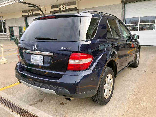 4JGBB86E67A202863 - 2007 MERCEDES-BENZ ML 350 BLUE photo 3