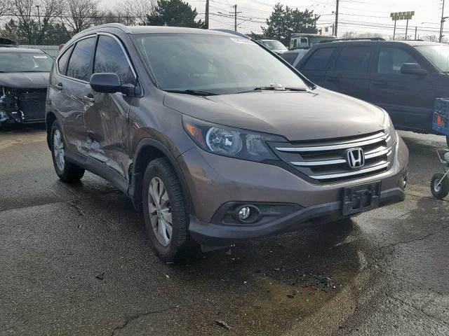 5J6RM4H75DL059970 - 2013 HONDA CR-V EXL BROWN photo 1