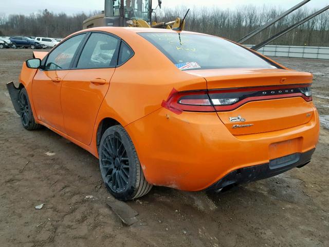 1C3CDFBA6DD346003 - 2013 DODGE DART SXT ORANGE photo 3