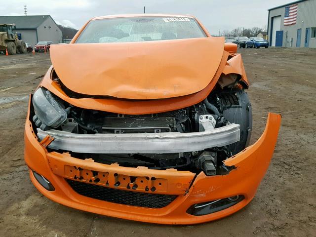 1C3CDFBA6DD346003 - 2013 DODGE DART SXT ORANGE photo 9