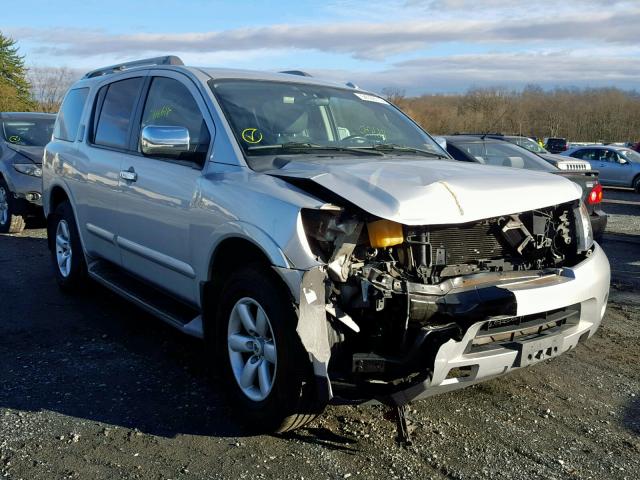 5N1AA0NC3BN605104 - 2011 NISSAN ARMADA SV SILVER photo 1