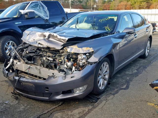 JTHDL5EF6C5004787 - 2012 LEXUS LS 460L GRAY photo 2