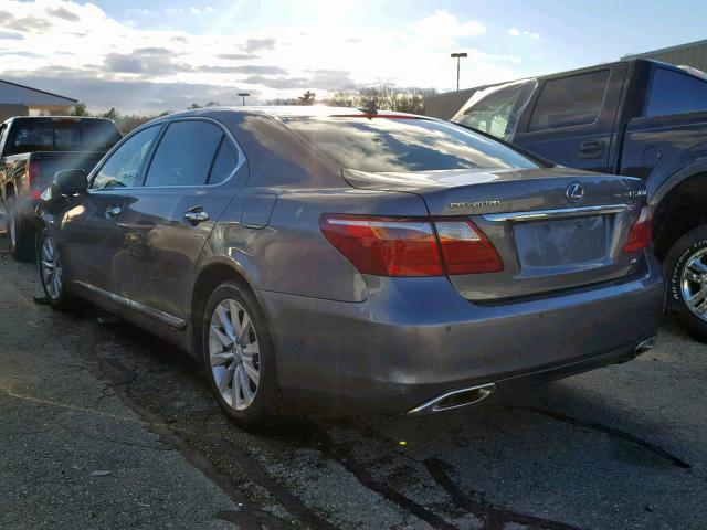 JTHDL5EF6C5004787 - 2012 LEXUS LS 460L GRAY photo 3