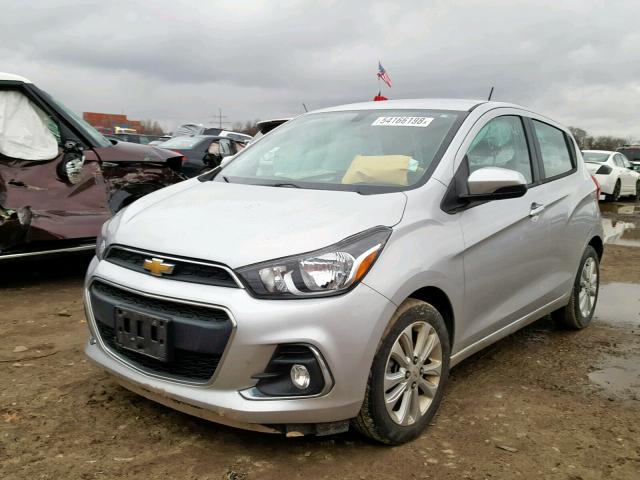 KL8CD6SAXGC620835 - 2016 CHEVROLET SPARK 1LT SILVER photo 2