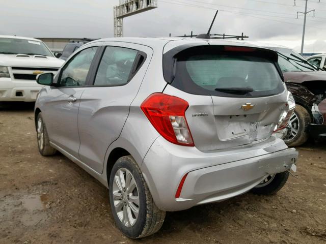 KL8CD6SAXGC620835 - 2016 CHEVROLET SPARK 1LT SILVER photo 3