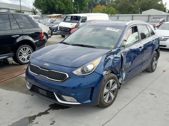 KNDCE3LC5J5111850 - 2018 KIA NIRO TOURI BLUE photo 2