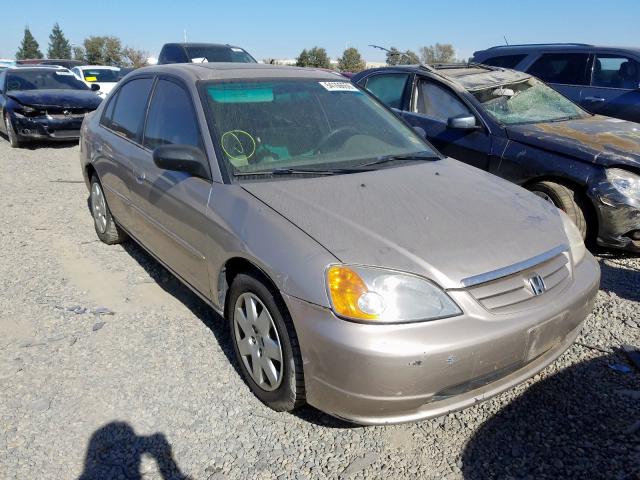 2HGES25741H515969 - 2001 HONDA CIVIC EX TAN photo 1