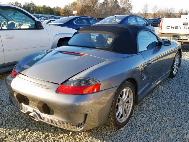 WP0CA29823U620313 - 2003 PORSCHE BOXSTER GRAY photo 4