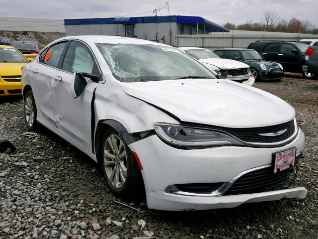 1C3CCCAB5FN639755 - 2015 CHRYSLER 200 LIMITE WHITE photo 1