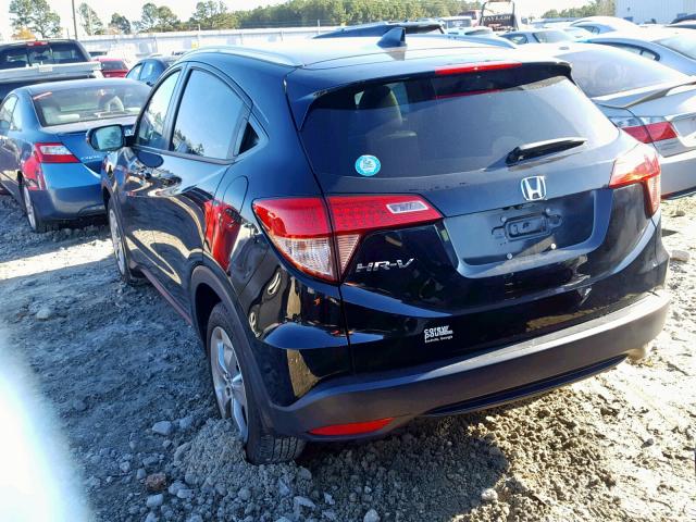 3CZRU5H75GM724309 - 2016 HONDA HR-V EXL BLACK photo 3