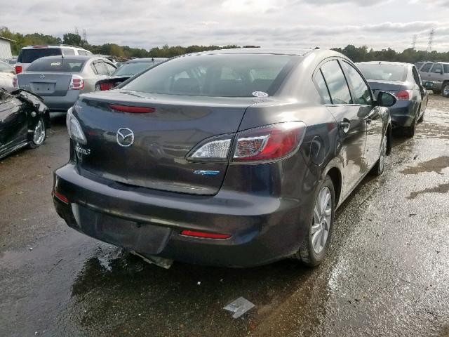 JM1BL1V77C1567770 - 2012 MAZDA 3 I GRAY photo 4