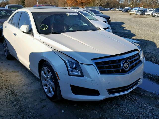 1G6AB5RA1D0122253 - 2013 CADILLAC ATS LUXURY WHITE photo 1