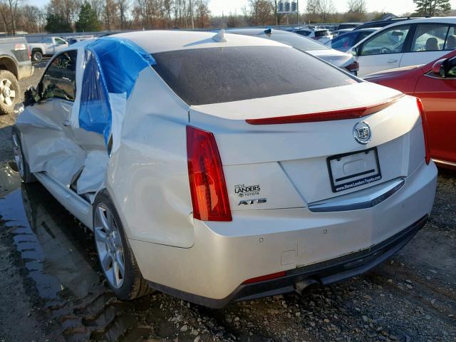 1G6AB5RA1D0122253 - 2013 CADILLAC ATS LUXURY WHITE photo 3