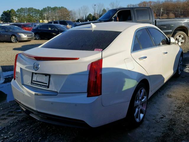 1G6AB5RA1D0122253 - 2013 CADILLAC ATS LUXURY WHITE photo 4