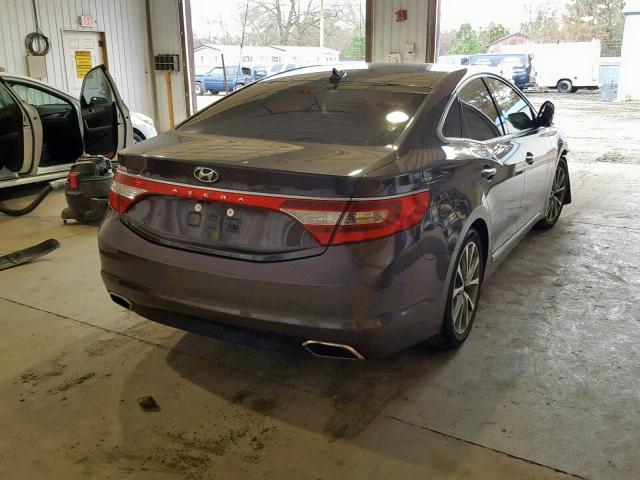 KMHFG4JGXGA518660 - 2016 HYUNDAI AZERA BROWN photo 4