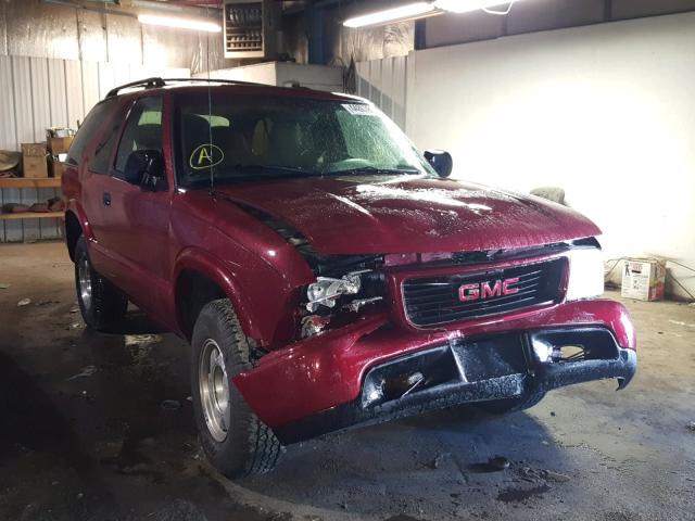 1GKCS18W31K173981 - 2001 GMC JIMMY BURGUNDY photo 1