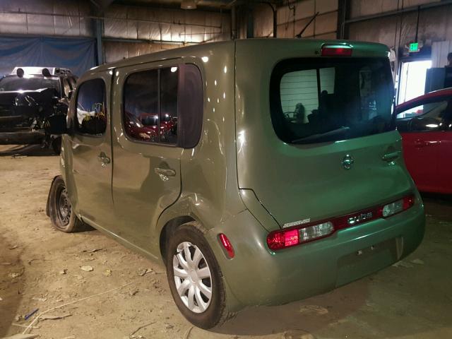 JN8AZ28R49T111899 - 2009 NISSAN CUBE BASE GREEN photo 3