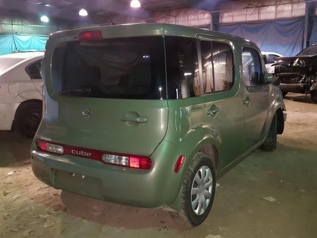 JN8AZ28R49T111899 - 2009 NISSAN CUBE BASE GREEN photo 4