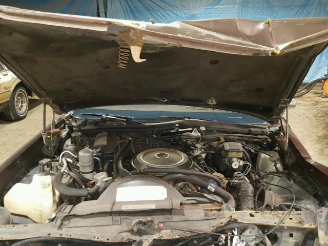 1G3AY37Y6EX387646 - 1984 OLDSMOBILE DELTA 88 R BROWN photo 7