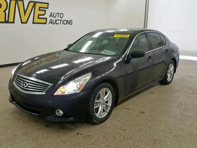 JN1CV6AP9AM405493 - 2010 INFINITI G37 BASE BLACK photo 2