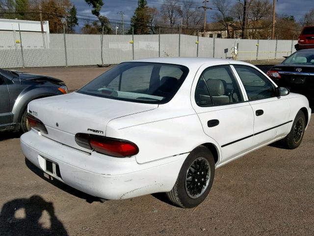 1Y1SK5264SZ085663 - 1995 GEO PRIZM BASE WHITE photo 4