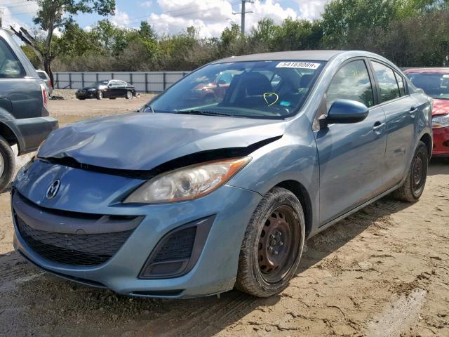 JM1BL1SF9A1267298 - 2010 MAZDA 3 I BLUE photo 2