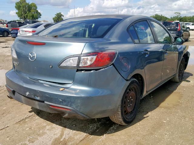 JM1BL1SF9A1267298 - 2010 MAZDA 3 I BLUE photo 4