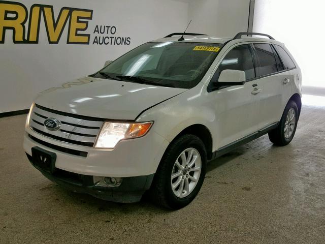 2FMDK3JC5ABA49020 - 2010 FORD EDGE SEL WHITE photo 2