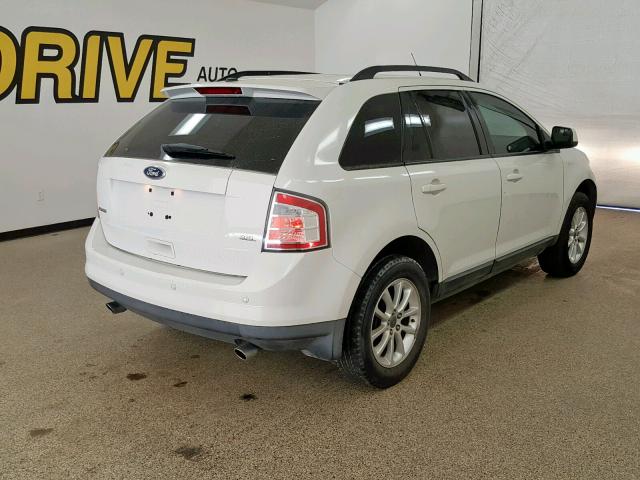 2FMDK3JC5ABA49020 - 2010 FORD EDGE SEL WHITE photo 4