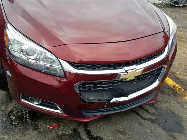 1G11D5SL5FF349571 - 2015 CHEVROLET MALIBU 2LT BURGUNDY photo 9