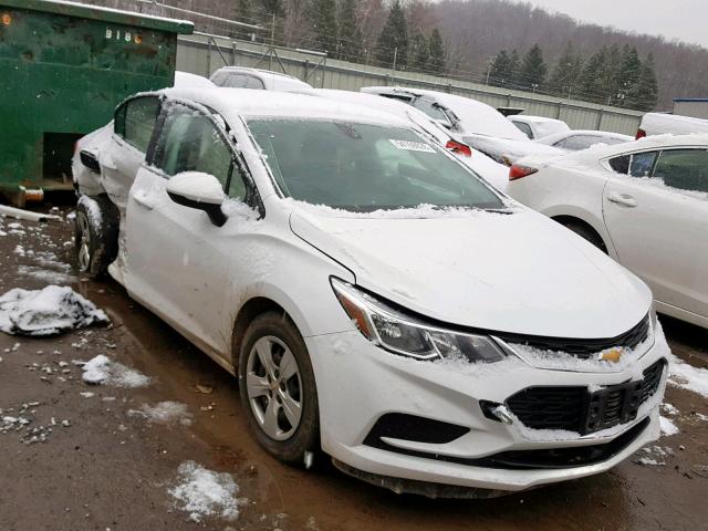 1G1BC5SM9G7257827 - 2016 CHEVROLET CRUZE LS WHITE photo 1