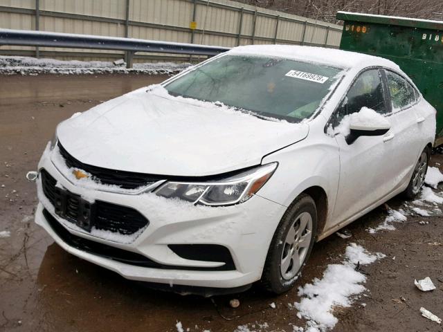 1G1BC5SM9G7257827 - 2016 CHEVROLET CRUZE LS WHITE photo 2