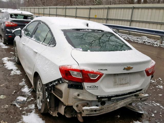 1G1BC5SM9G7257827 - 2016 CHEVROLET CRUZE LS WHITE photo 3