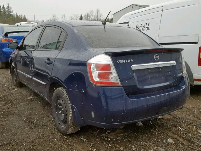 3N1AB6AP7CL609142 - 2012 NISSAN SENTRA 2.0 BLUE photo 3