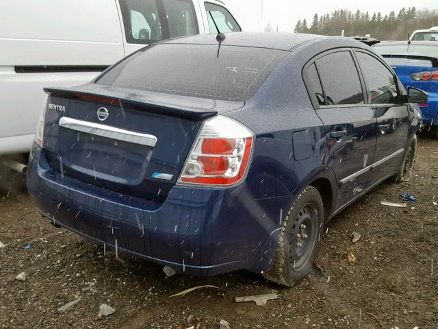 3N1AB6AP7CL609142 - 2012 NISSAN SENTRA 2.0 BLUE photo 4