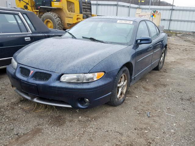 1G2WP52KX2F253994 - 2002 PONTIAC GRAND PRIX ლურჯი ფოტო 2
